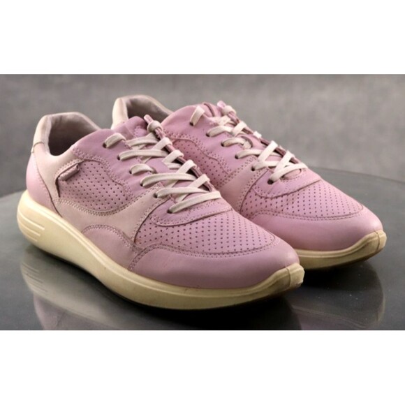 ECCO Soft 7 Runner Women's Perforated Sneakers Shoes Size EU 40 US 9-9.5 Leather - Picture 5 of 11